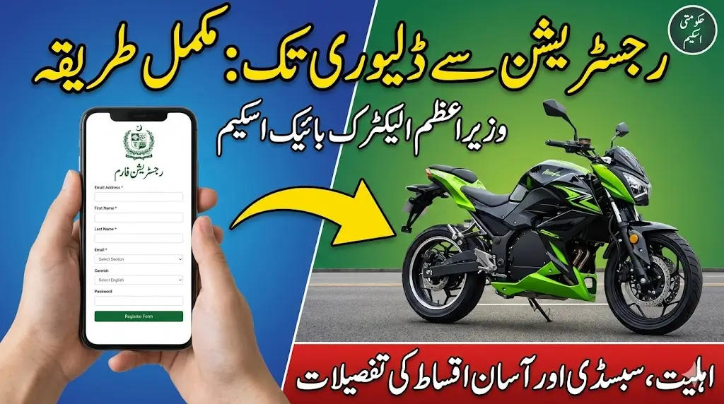 From Registration to Delivery: Complete Process to Get a Government-Subsidized PM Electric Bike in Pakistan