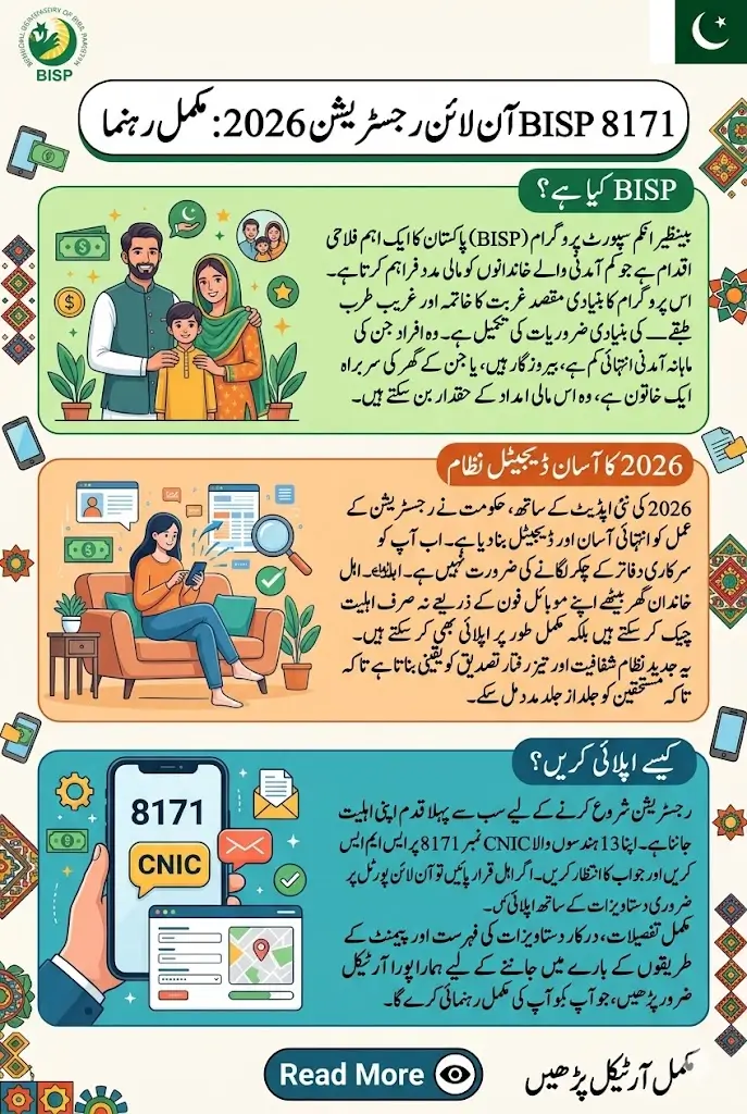 BISP 8171 Online Registration 2026 Made Simple – Check Eligibility & Apply from Home