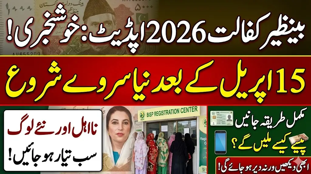 Benazir Kafaalat 2026 Update: New Survey & Re-Survey Starting After April 15 – Complete Guide for Applicants