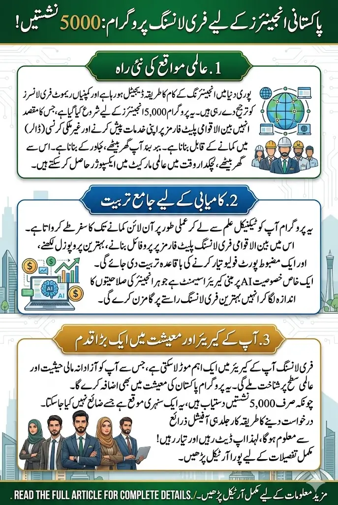 Pakistan Launches Freelancing Program for Engineers – Eligibility, Registration & Complete Guide 2026