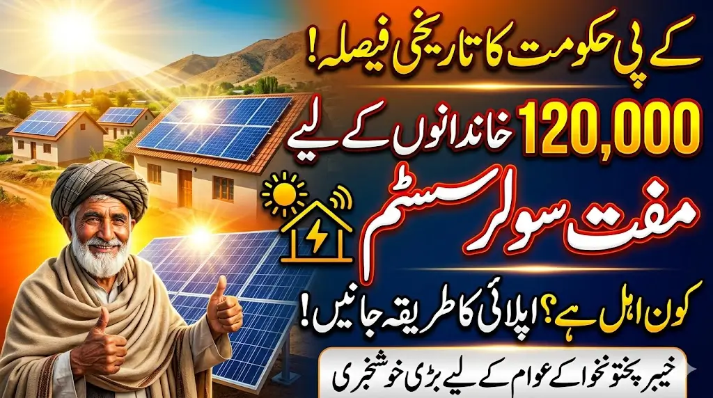 KP Government Approves Free Solar Systems for 120,000 Families – Who Can Apply and How the Scheme Will Work